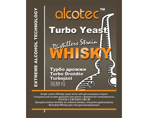 Дрожжи спиртовые Alcotec Turbo Yeast Whisky, 73 гр.