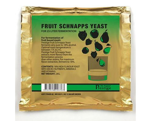 Дрожжи Fruit Schnapps Yeast, 28 гр.