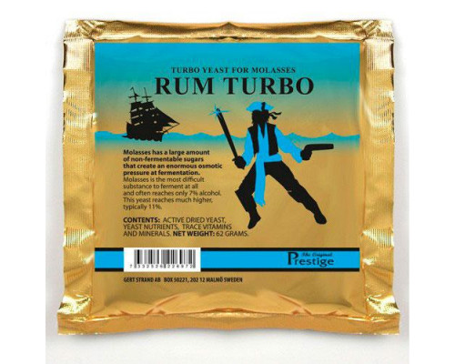 Дрожжи спиртовые Prestige Rum Turbo, 62 гр.