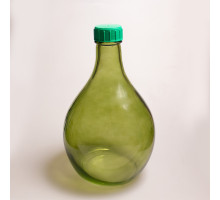 Бутыль 5 л Дамижана Зеленая, с крышкой