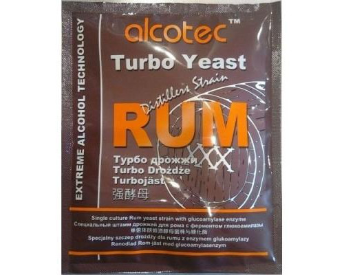 Спиртовые дрожжи Alcotec Turbo Yeast Rum, 73 гр.