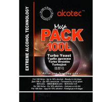 Дрожжи спиртовые Alcotec Turbo Yeast Megapack 100L, 360 гр.