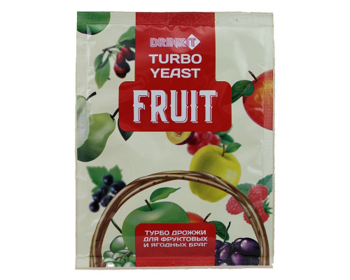 Дрожжи для фруктовых и ягодных браг DRINKIT FRUIT 40гр